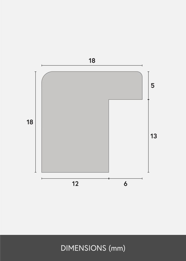 Πλαίσιο Selection Ακρυλικό γυαλί Δρυς 60x84 cm