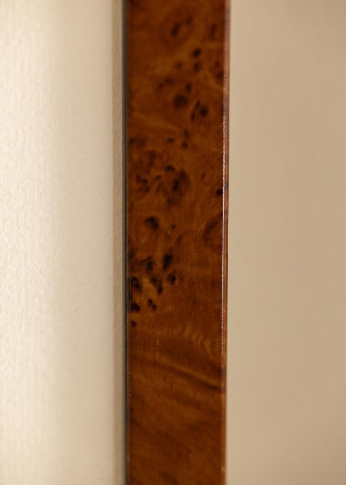 Πλαίσιο Ares Burr Walnut 45x60 cm - Passepartout Λευκό 35x48 cm