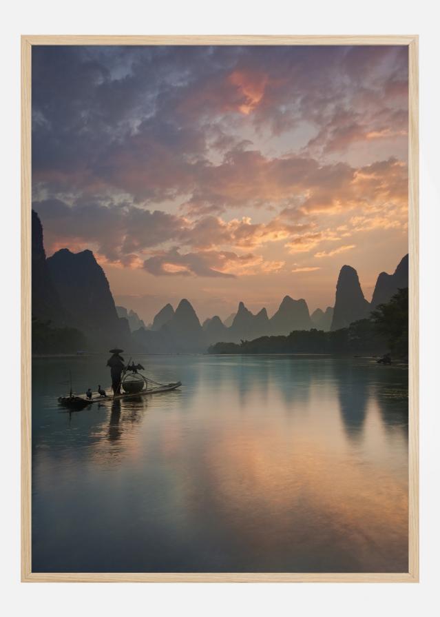 Li River Sunrise Αφίσα