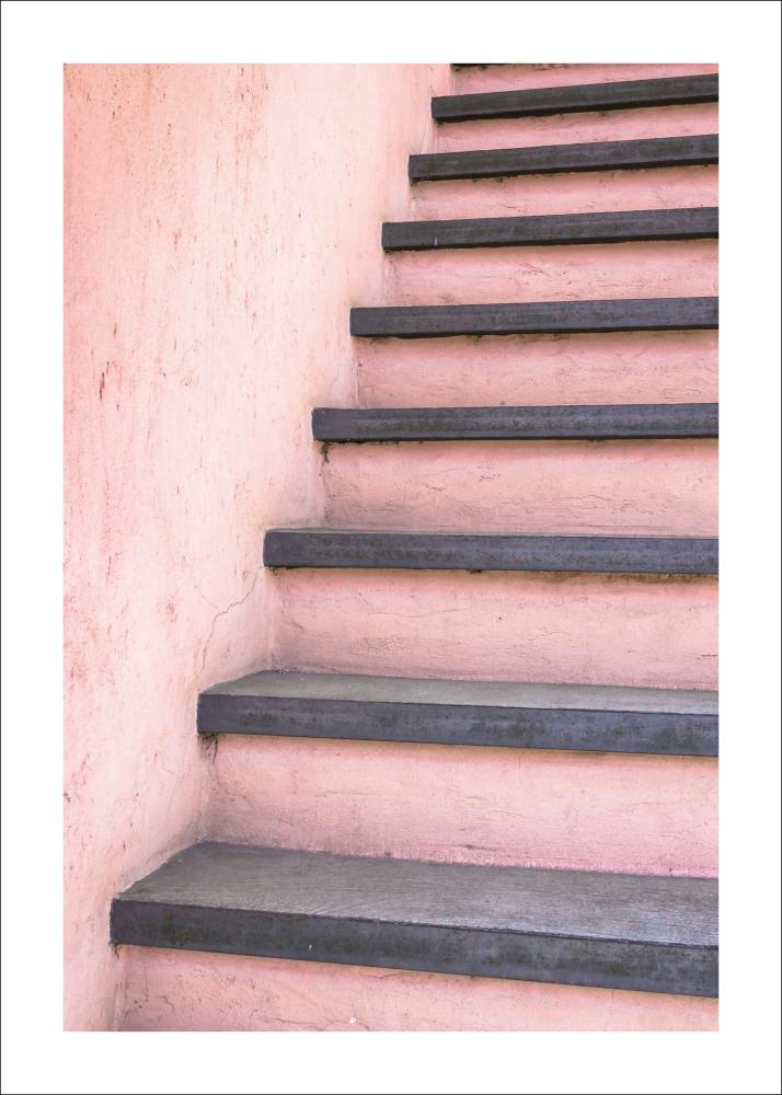 Pink stairs Αφίσα