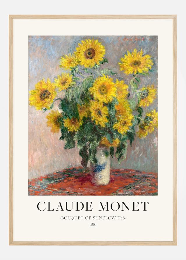 Claude Monet - Bouquet Of Sunflowers Αφίσα