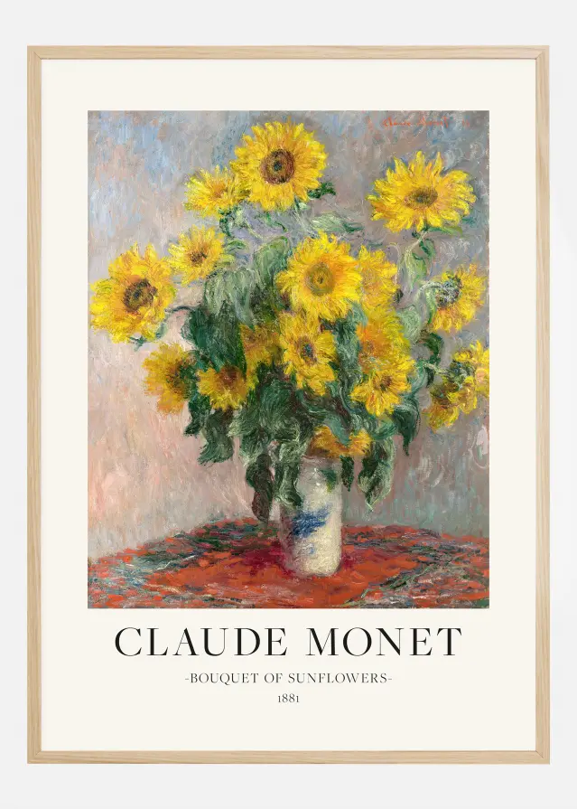 Claude Monet - Bouquet Of Sunflowers Αφίσα