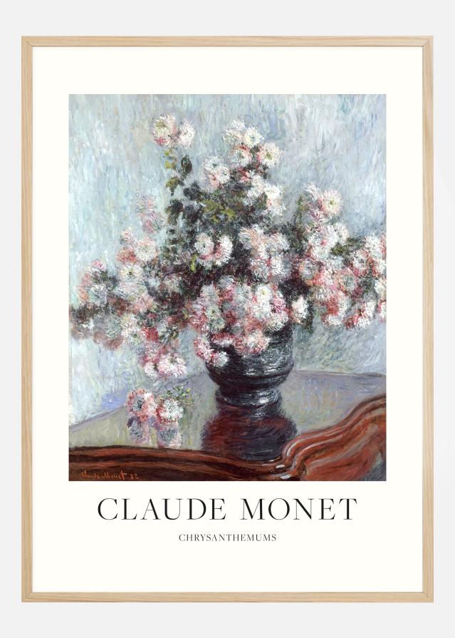 Claude Monet -Chrysanthemums Αφίσα