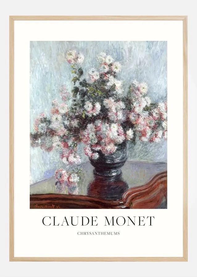 Claude Monet -Chrysanthemums Αφίσα