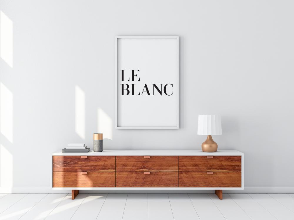 Le blanc Αφίσα