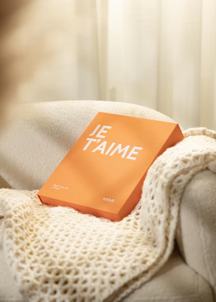 KAILA JE T'AIME - Coffee Table Photo Album (60 Μαύρες Σελίδες / 30 φύλλα)