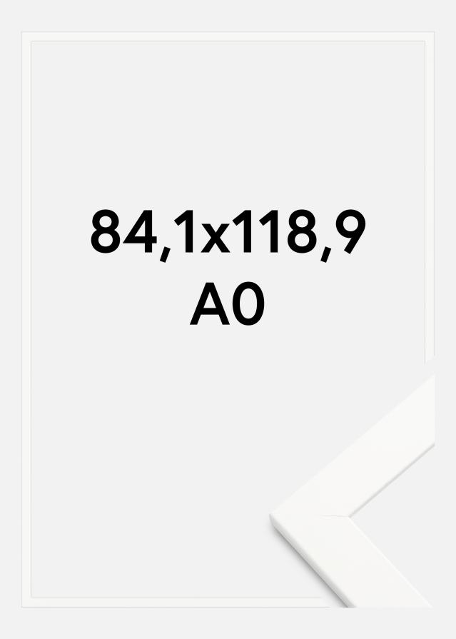 Πλαίσιο Trendline Ακρυλικό γυαλί Λευκό 84,1x118,9 cm (A0)