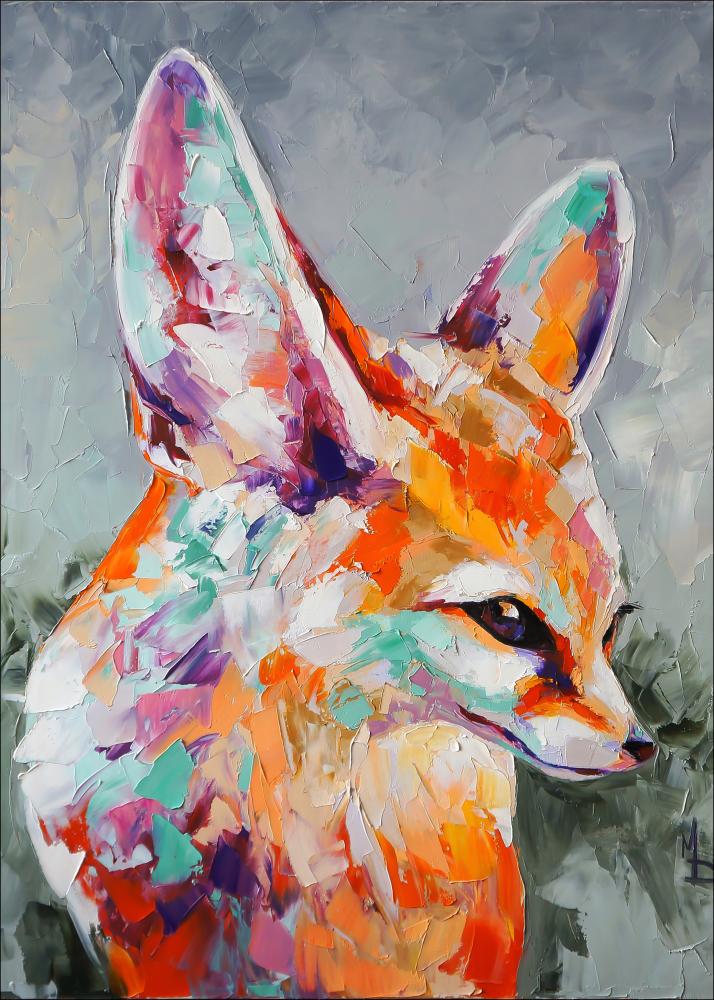 Fox Painting Αφίσα