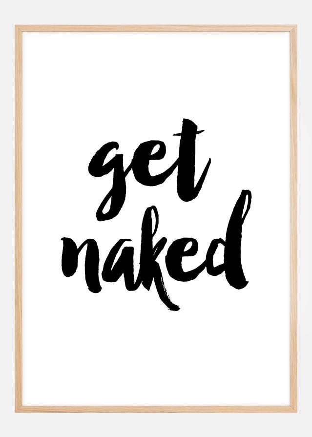 Get naked Αφίσα