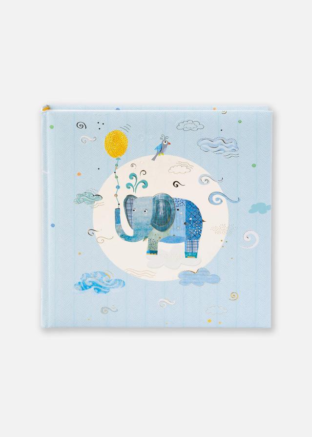 Blue Elephant φωτογραφικό άλμπουμ - 25x25 cm (60 Λευκά Σελίδες / 30 φύλλα)