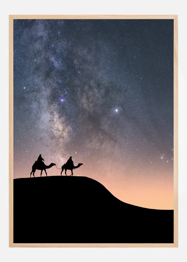 Camels Under The Stars Αφίσα