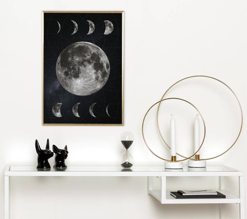 Moon Phases Αφίσα