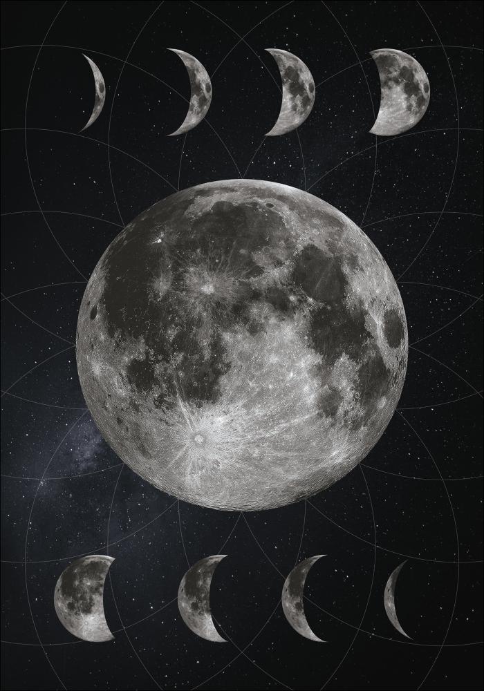 Moon Phases Αφίσα