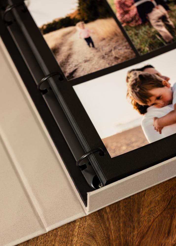 KAILA HI LITTLE ONE Grey - Coffee Table Photo Album (60 Μαύρες σελίδες)