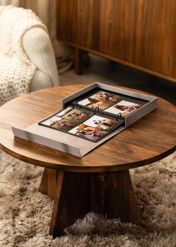 KAILA HI LITTLE ONE Grey - Coffee Table Photo Album (60 Μαύρες σελίδες)