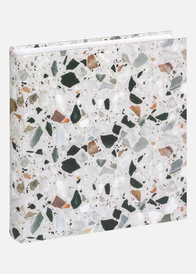 Terrazzo stone Άλμπουμ Μαύρος - 28x29 cm (60 Λευκά Σελίδες / 30 φύλλα)