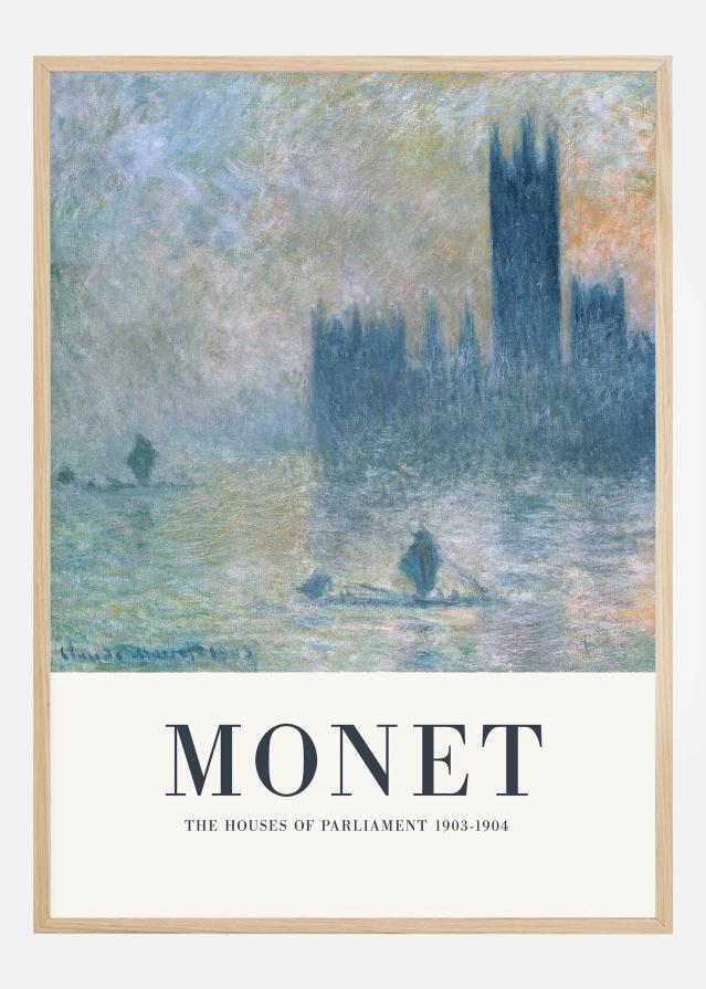 Claude Monet -The Houses of Parliament Αφίσα