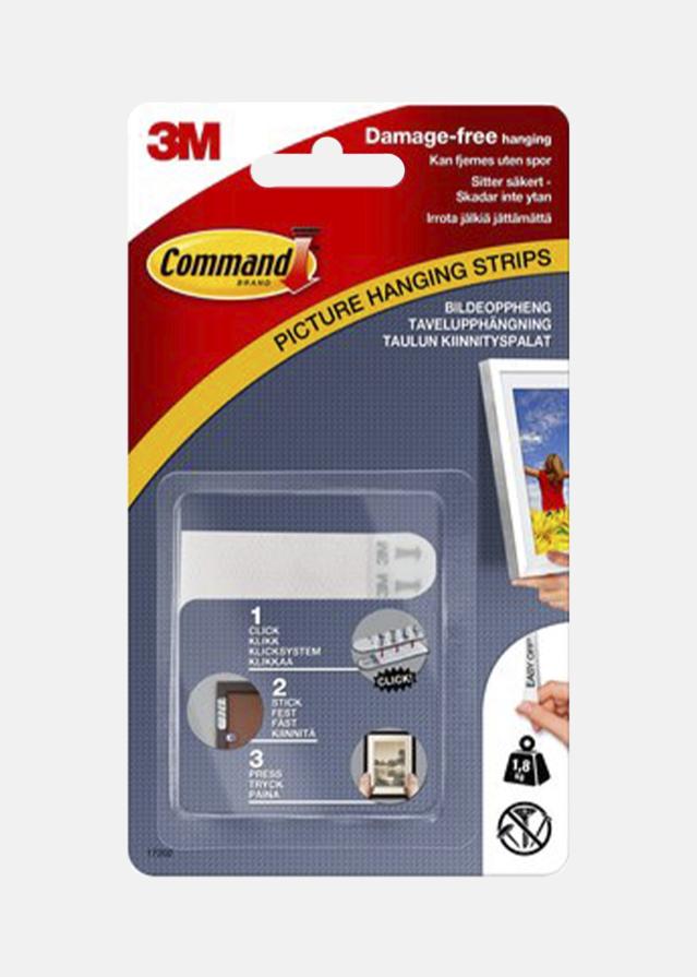 3M Command Small Βάση πίνακα Λευκό - 1,8 kg