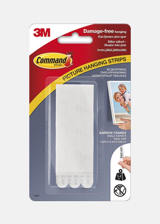 3M Command Narrow Βάση πίνακα Λευκό - 5,4 kg