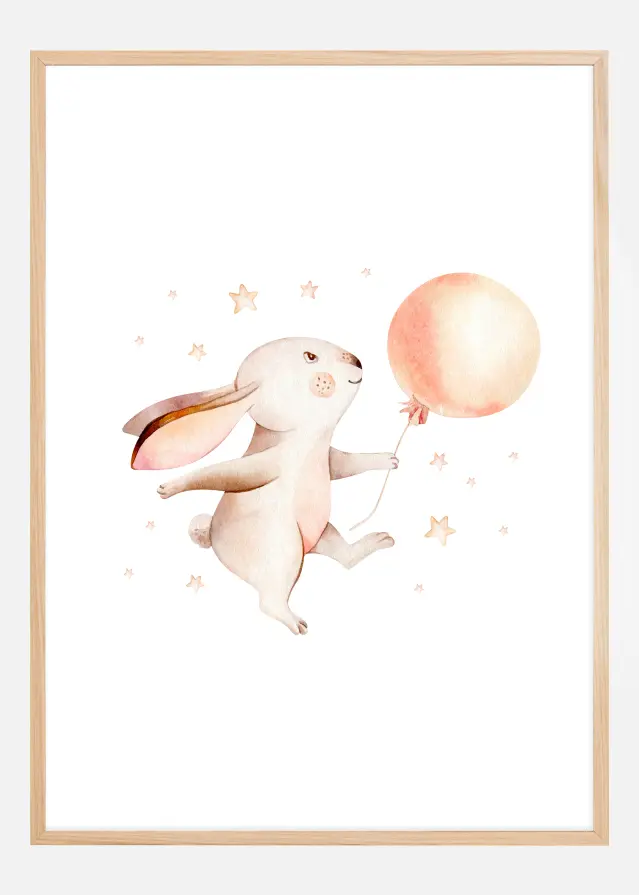 Rabbit Balloon Αφίσα