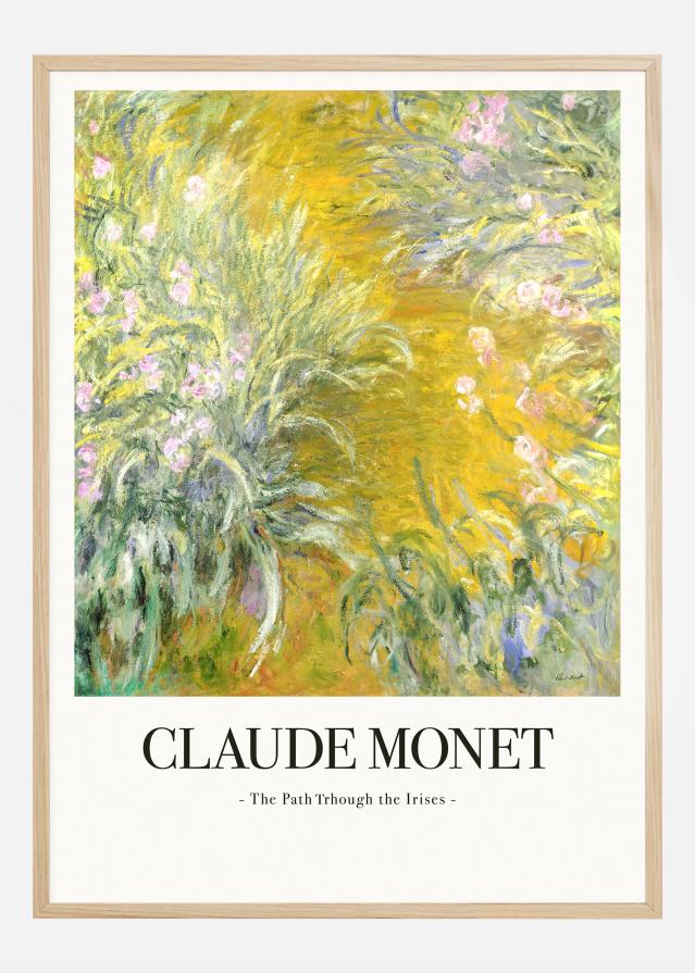 Claude Monet -The Path Through The Irises Αφίσα