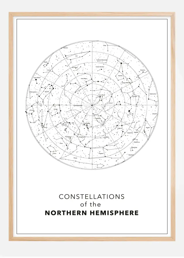 Northern hemisphere Αφίσα