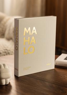 KAILA MAHALO Creme - Coffee Table Photo Album (60 Μαύρες Σελίδες / 30 φύλλα)