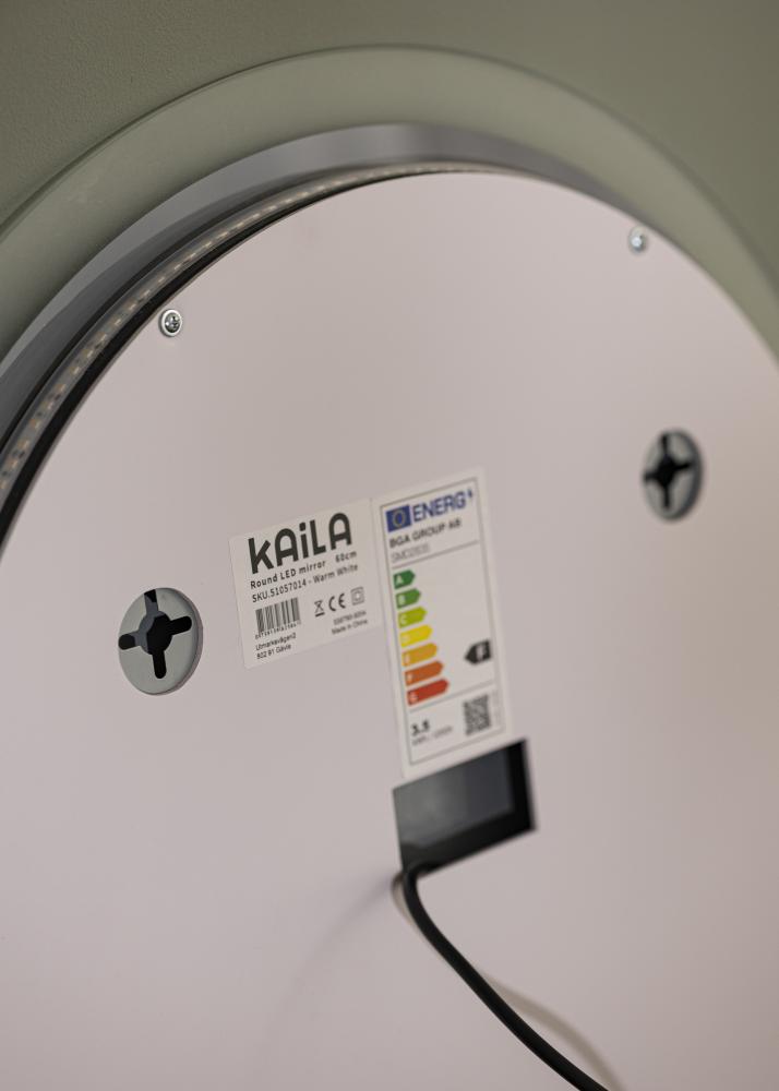 KAILA Καθρέφτης Circular LED 60 cm Ø