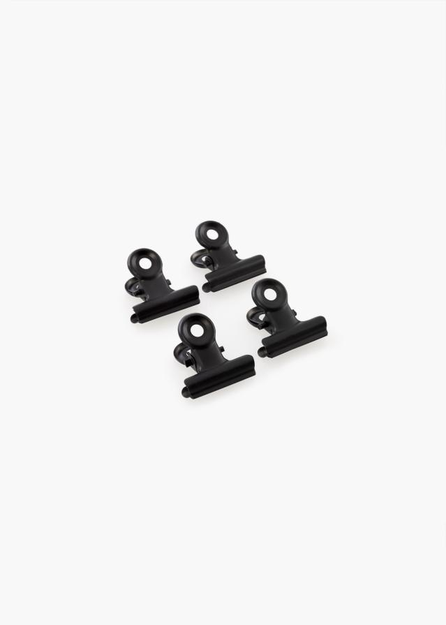 KAILA Αφίσα Clip Black 20 mm - 4-τεμάχια