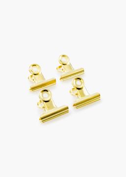 KAILA Αφίσα Clip Gold 30 mm - 4-τεμάχια