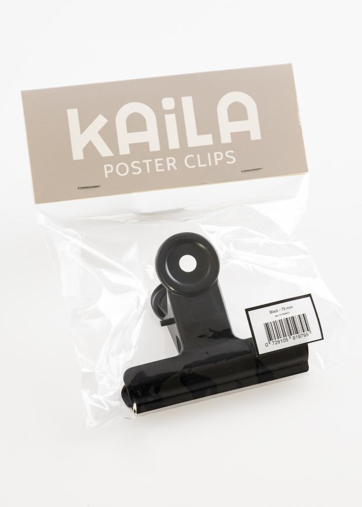 KAILA Αφίσα Clip Black - 75 mm