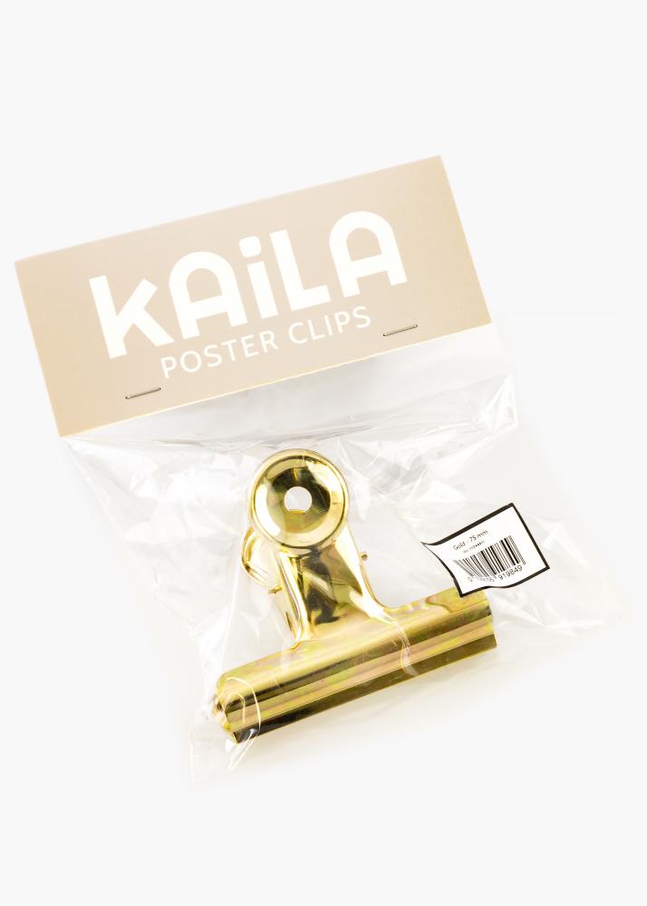 KAILA Αφίσα Clip Gold - 75 mm