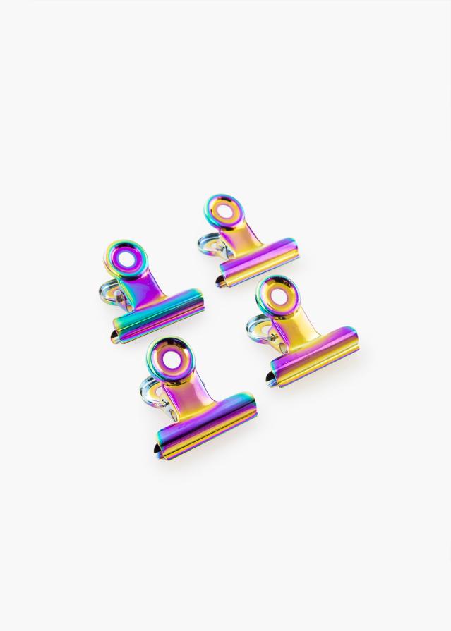 KAILA Αφίσα Clip Rainbow 30 mm - 4-τεμάχια