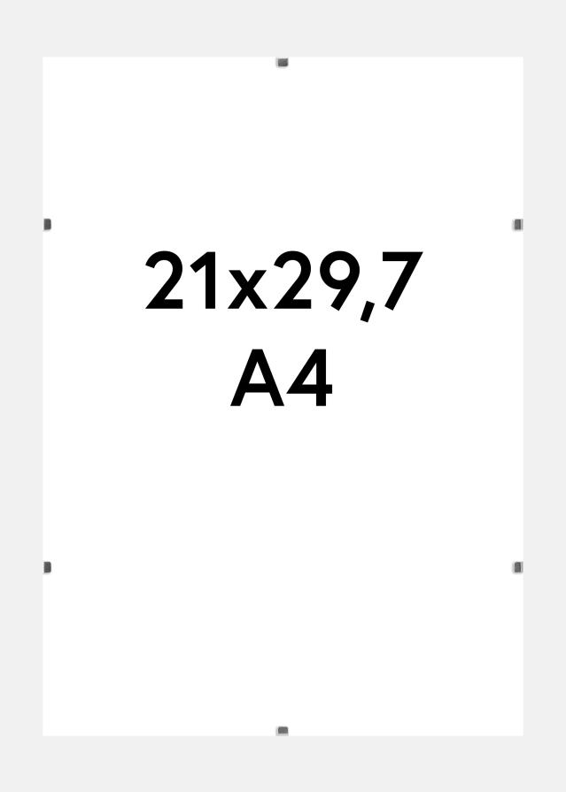 Πλαίσιο Κορνίζα με κλιπς Ακρυλικό γυαλί 21x29,7 cm (A4)