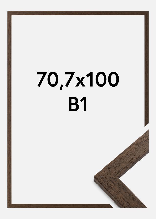 Πλαίσιο Brown Wood Ακρυλικό γυαλί B1