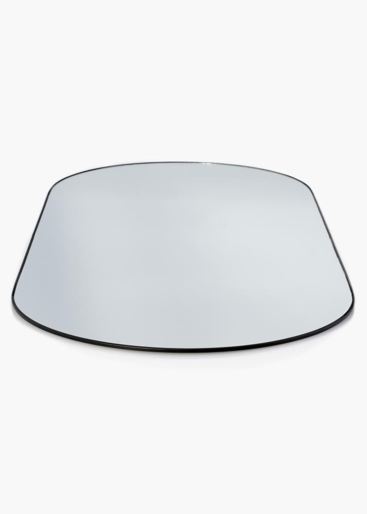 Οβάλ Mirror Jersey- Thin Black 35x80 cm