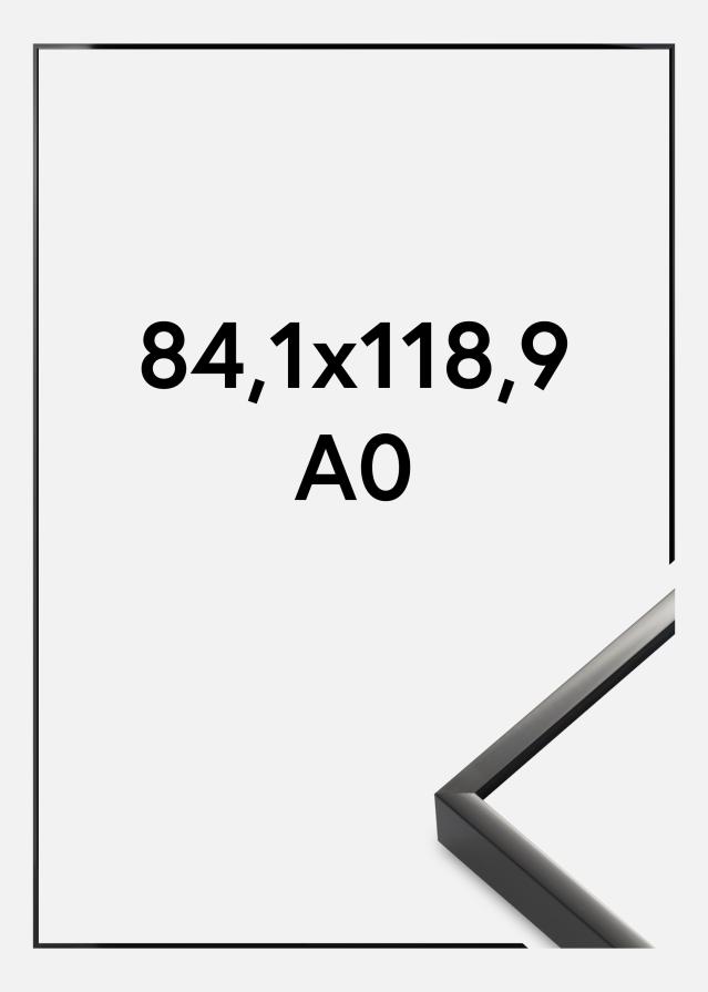 Πλαίσιο Nielsen Premium Alpha Λαμπερό Μαύρο 84,1x118,9 cm (A0)