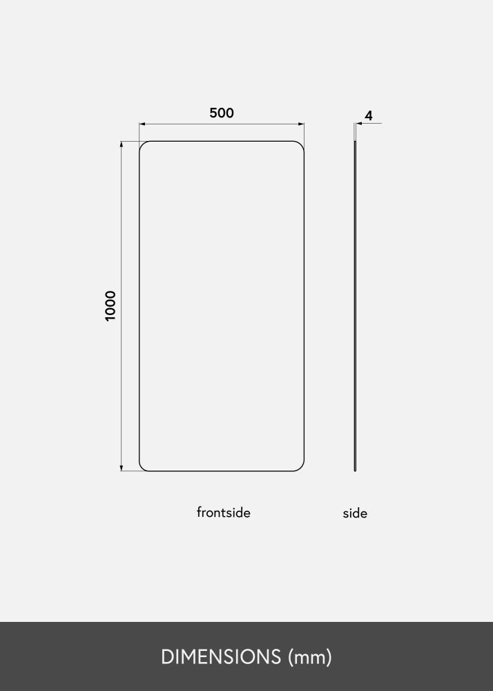 KAILA Καθρέφτης Rectangle 50x100 cm