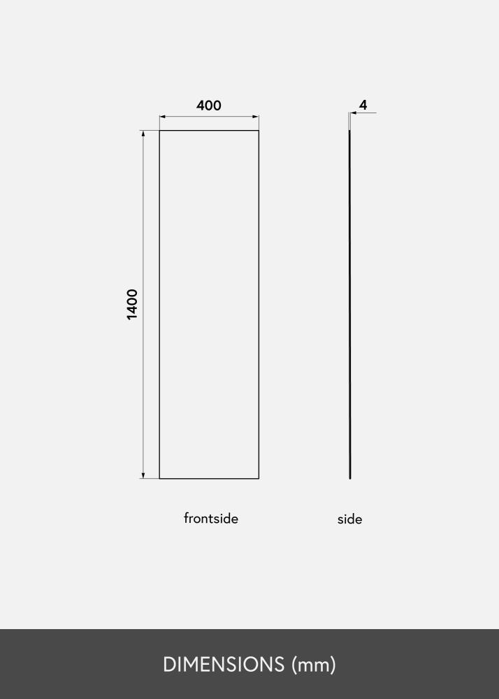 KAILA Καθρέφτης Sharp 40x140 cm