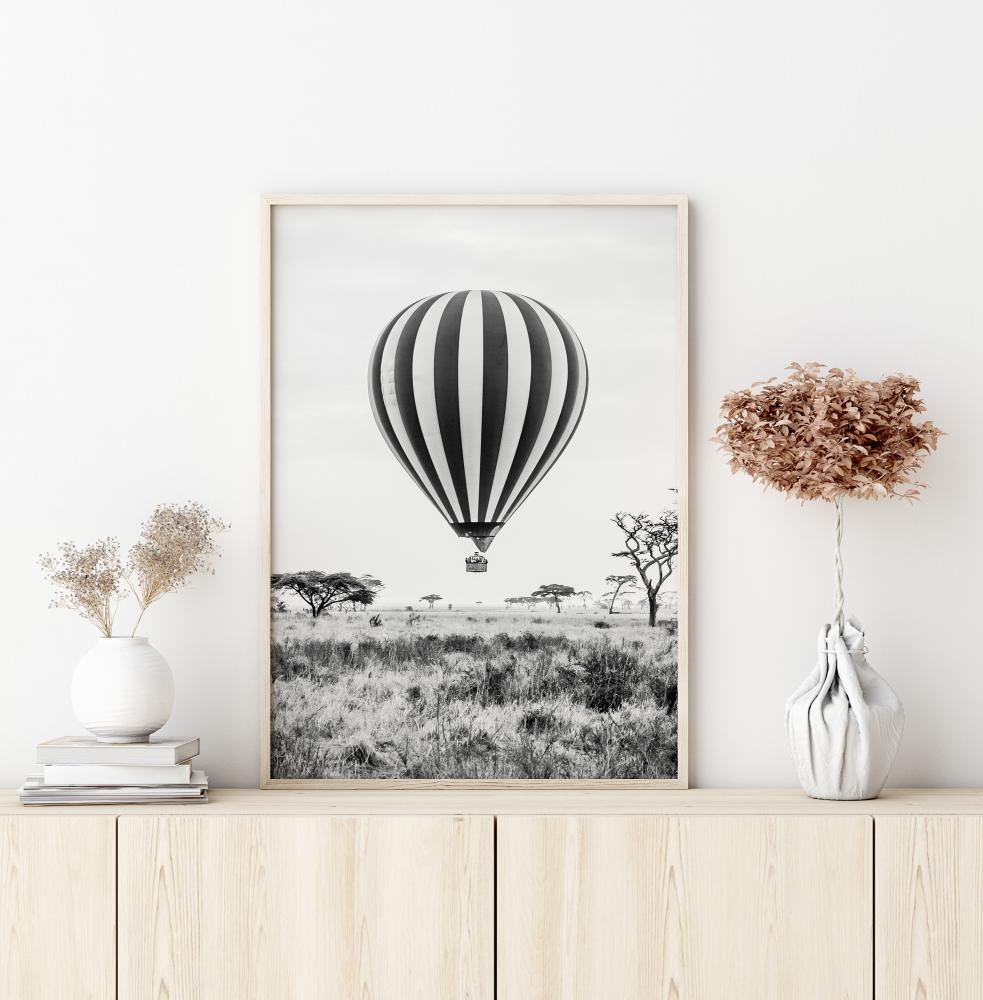 Striped Balloon Αφίσα