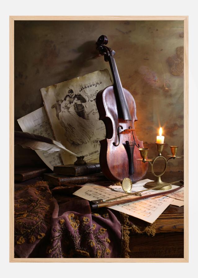 Still Life With Violin Αφίσα