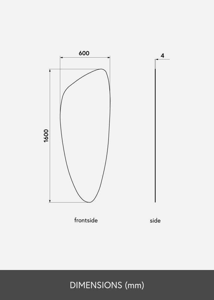 KAILA Καθρέφτης Slim 60x160 cm