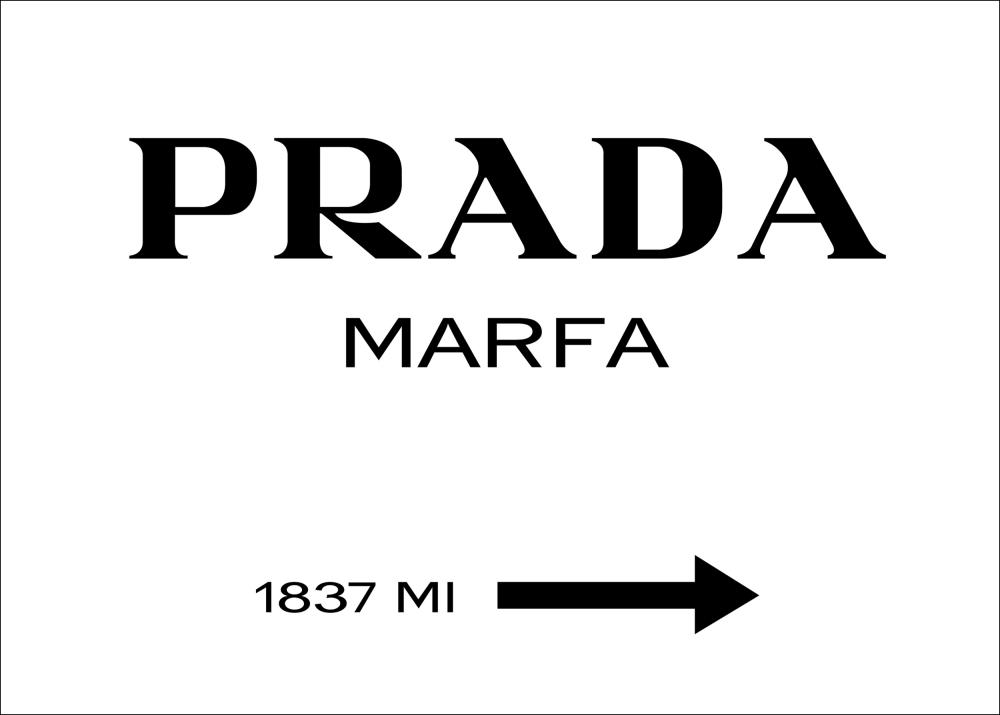 Prada Black Αφίσα