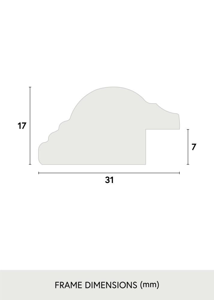 Πλαίσιο Västkusten Ακρυλικό γυαλί Ασημί 40x60 cm