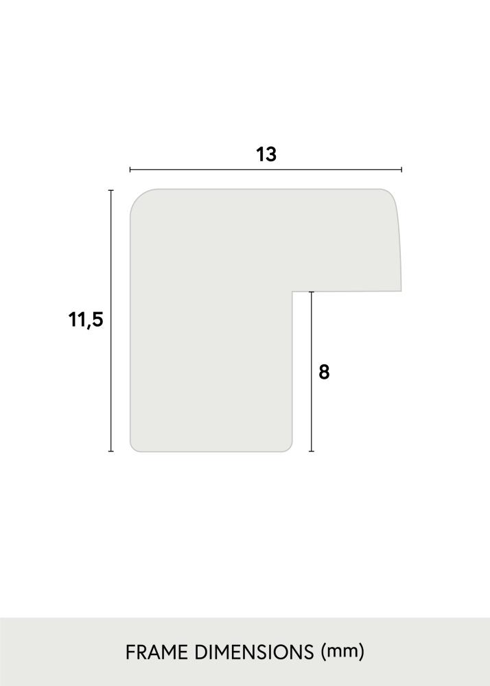 Πλαίσιο Edsbyn Ακρυλικό γυαλί Λευκό 10x17 cm