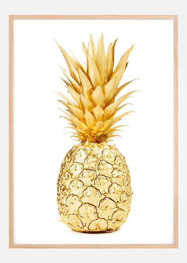 Gold Pineapple Αφίσα