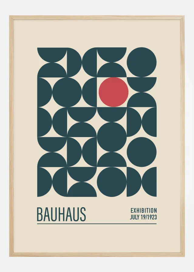 Bauhaus Mavi Kureler Αφίσα