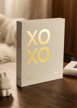 KAILA XOXO Creme - Coffee Table Photo Album (60 Μαύρες Σελίδες / 30 φύλλα)