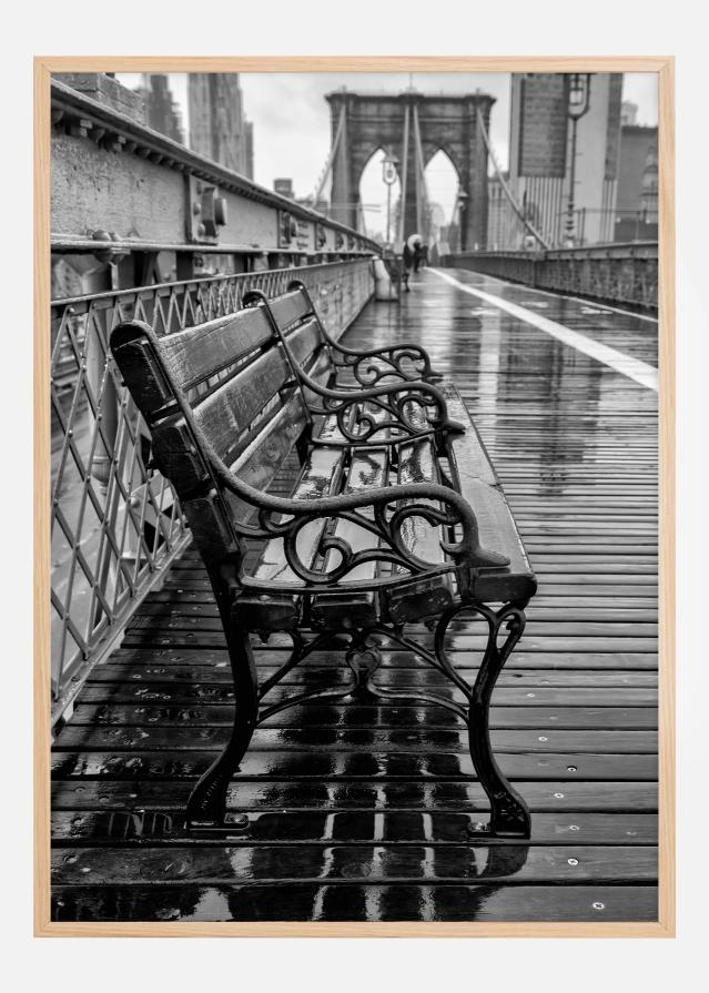 Rainy day on the bridge Αφίσα