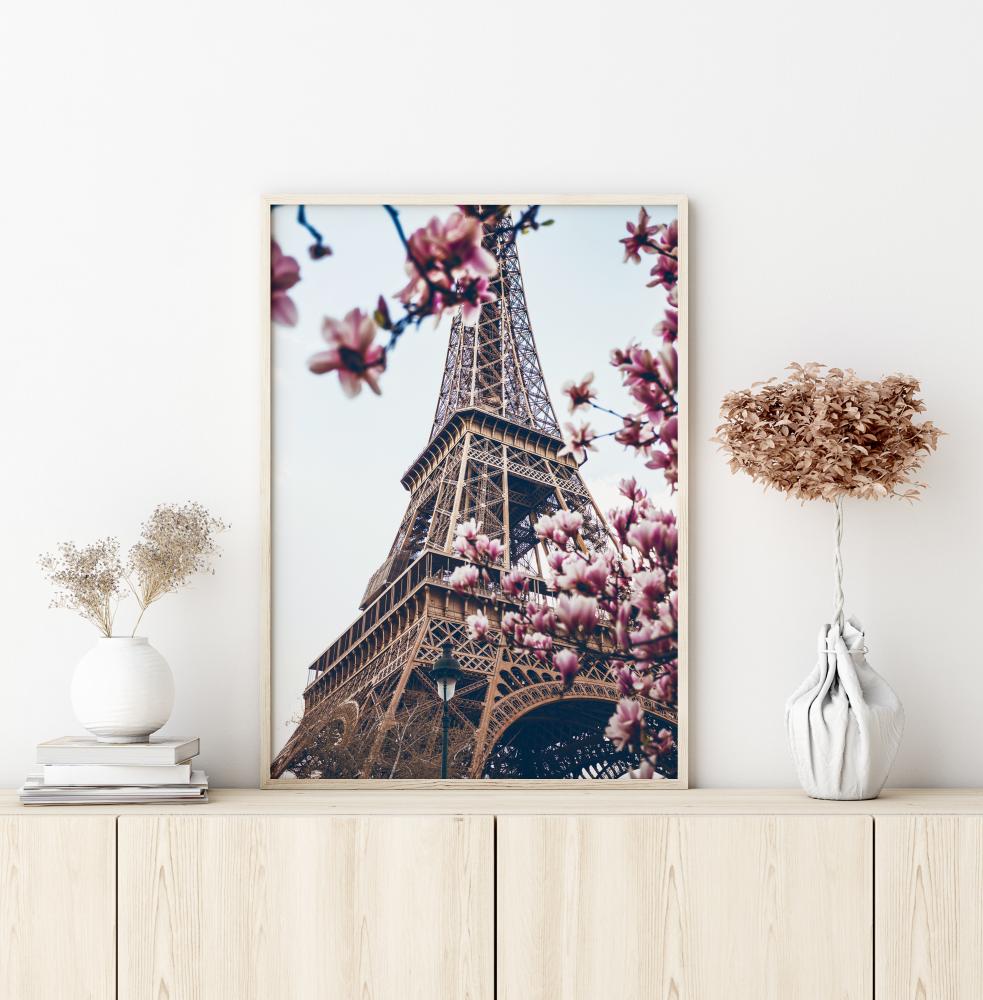 Eiffel Tower Blossoms Αφίσα